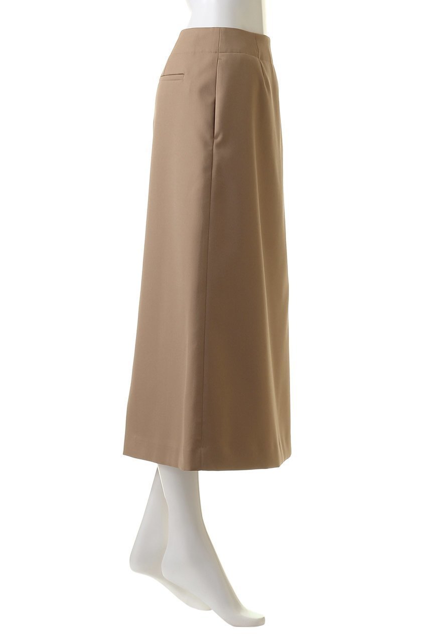 【ランバン オン ブルー/LANVIN en Bleu】のウールサテンセミフレアスカート 人気、トレンドファッション・服の通販 founy(ファニー) 　ファッション　Fashion　レディースファッション　Fashion for Women　スカート　Skirts　Aライン・フレアスカート　A-Line & Flared Skirts　ロングスカート　Long Skirts / Maxi & Midi Skirts　クラシカル　Classical, Vintage-Inspired　サテン　Satin, Glossy Fabric　ストレッチ　Stretch, Stretchy Fabric　セットアップ　Set-Up, Coordinated Outfit　フォーマル　Formal, Dressy　フレア　Flare, Flared　ロング　Long, Long-Length　other-3|ID: prp329100004593418 ipo3291000000032615071