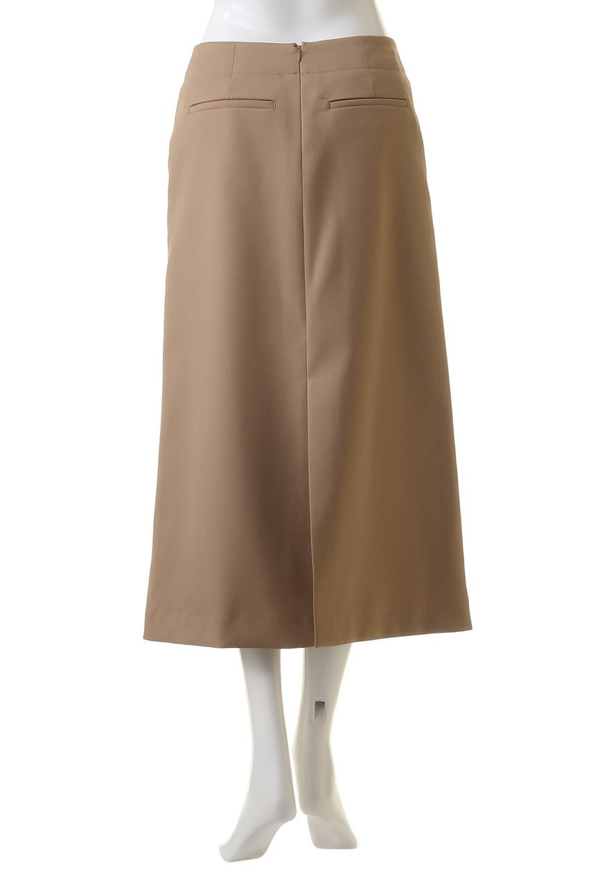 【ランバン オン ブルー/LANVIN en Bleu】のウールサテンセミフレアスカート 人気、トレンドファッション・服の通販 founy(ファニー) 　ファッション　Fashion　レディースファッション　Fashion for Women　スカート　Skirts　Aライン・フレアスカート　A-Line & Flared Skirts　ロングスカート　Long Skirts / Maxi & Midi Skirts　クラシカル　Classical, Vintage-Inspired　サテン　Satin, Glossy Fabric　ストレッチ　Stretch, Stretchy Fabric　セットアップ　Set-Up, Coordinated Outfit　フォーマル　Formal, Dressy　フレア　Flare, Flared　ロング　Long, Long-Length　other-4|ID: prp329100004593418 ipo3291000000032615072