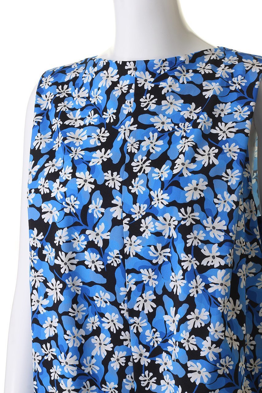 【ランバン オン ブルー/LANVIN en Bleu】のFloating Flowerアクティブオールインワン 人気、トレンドファッション・服の通販 founy(ファニー) 　ファッション　Fashion　レディースファッション　Ladies' Fashion Online　パンツ　Pants　パーティ　Party　フラワー　Flower　フレア　Flare　プリント　Print　ラップ　Wrap　夏　Summer　春　Spring　S/S・春夏　Ss・Spring/Summer　other-5|ID: prp329100004593419 ipo3291000000032615090
