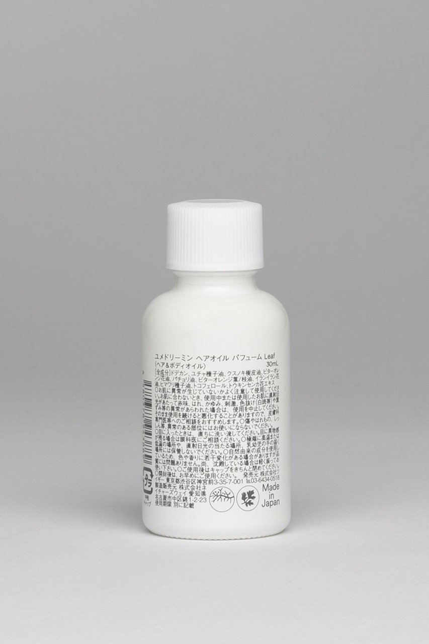 【ユメドリーミン/YUMEDREAMING / GOODS】の【UNISEX】ユメドリーミン ヘアオイル パフューム Leaf 人気、トレンドファッション・服の通販 founy(ファニー) 　ユニセックス　Unisex, Genderless　なめらか　Smooth, Silky Texture　オイル　Body Oil　テクスチャー　Texture, Textured Fabric　リーフ　Leaf, Botanical Leaf　定番　Standard, Basic Item　ホーム・キャンプ・アウトドア・お取り寄せ　Home Living / Home & Lifestyle / Camping Gear / Outdoor Camping　ビューティー・ヘルス　Beauty & Health Essentials　ヘアケア　Hair Care　other-3|ID: prp329100004593422 ipo3291000000036201815