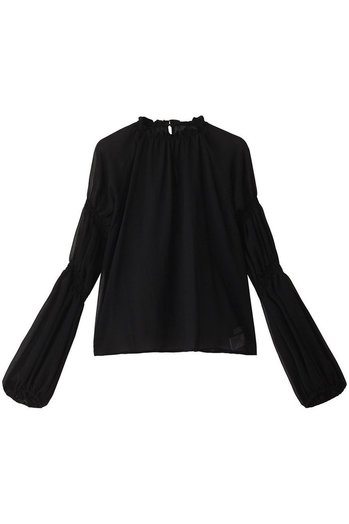 【エリオポール/heliopole】のキャンディースリーブブラウス インテリア・キッズ・メンズ・レディースファッション・服の通販 founy(ファニー) https://founy.com/ ファッション Fashion レディースファッション Fashion for Women トップス・カットソー Cut & Sew Tops シャツ・ブラウス・オフィスカジュアル Elegant Blouses & Button-Ups シャーリング Shirring, Ruched スリーブ Sleeve, Long Sleeve / Short Sleeve デニム Denim, Jeans Material ドレープ Drape, Draping Fabric ファブリック Fabric, Textile フリル Frill, Ruffle ロング Long, Long-Length エレガント 上品 Elegant |ID: prp329100004593431 ipo3291000000036140562