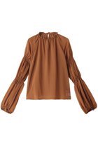 【エリオポール/heliopole】のキャンディースリーブブラウス キャメル|ID: prp329100004593431 ipo3291000000036140564