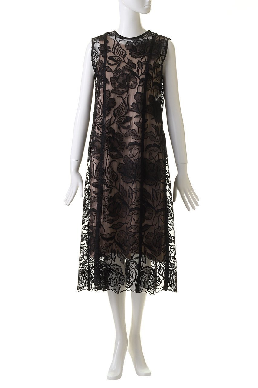 【デザイン ワークス/DESIGN WORKS】のレース刺繍ワンピース 人気、トレンドファッション・服の通販 founy(ファニー) 　ファッション　Fashion　レディースファッション　Fashion for Women　ワンピース　Dresses　チュニック　Tunic Tops & Dresses　アンダー　Underwear Essentials　チュニック　Tunic, Long Top　ドレス　Dress, One-Piece　パーティ　Party, Party Style　フラワー　Flower, Floral　ボレロ　Bolero, Short Cardigan　モチーフ　Motif, Design Theme　レース　Lace, Lace Fabric　ロング　Long, Long-Length　other-6|ID: prp329100004593432 ipo3291000000034954624