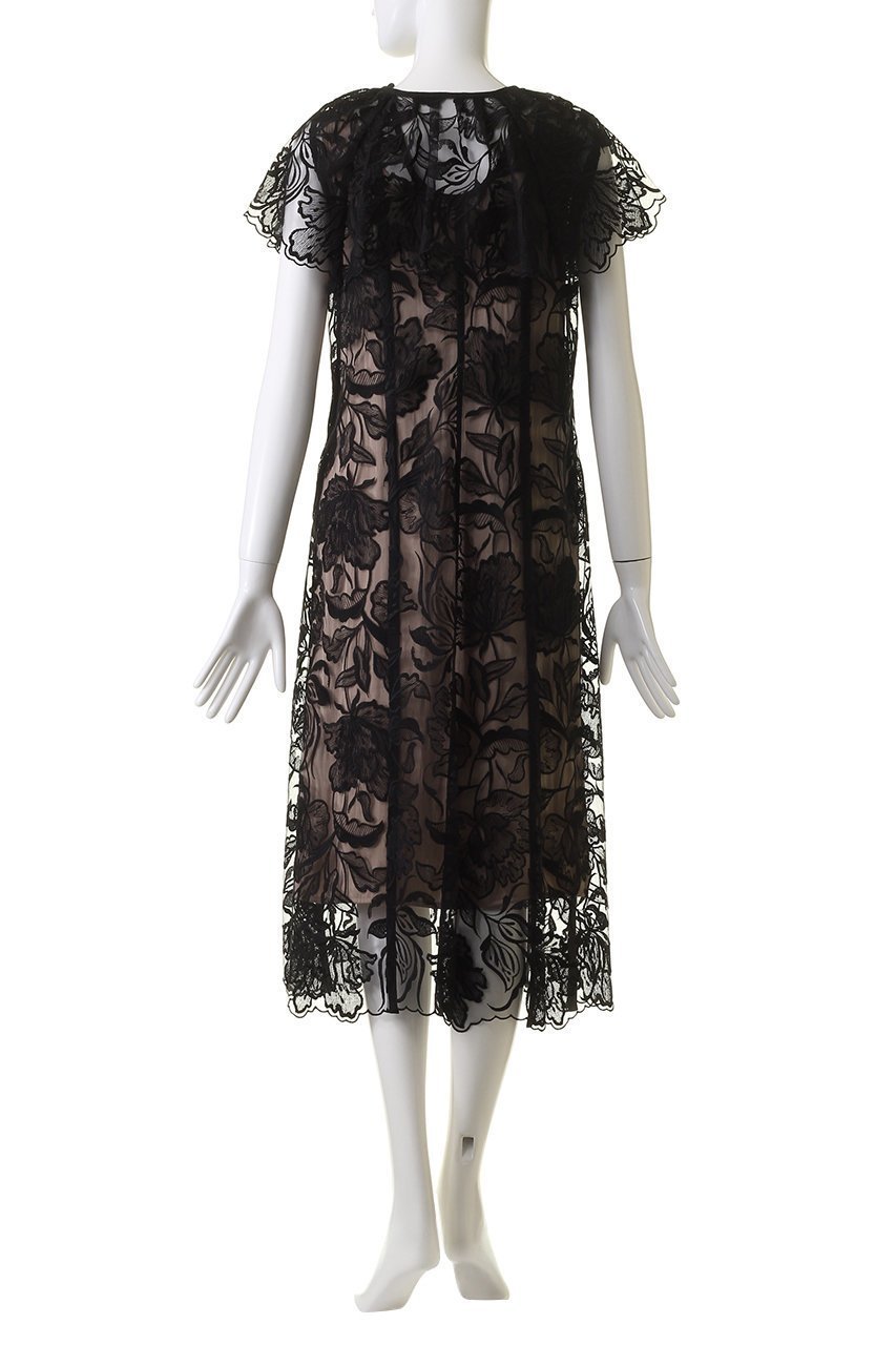 【デザイン ワークス/DESIGN WORKS】のレース刺繍ワンピース 人気、トレンドファッション・服の通販 founy(ファニー) 　ファッション　Fashion　レディースファッション　Fashion for Women　ワンピース　Dresses　チュニック　Tunic Tops & Dresses　アンダー　Underwear Essentials　チュニック　Tunic, Long Top　ドレス　Dress, One-Piece　パーティ　Party, Party Style　フラワー　Flower, Floral　ボレロ　Bolero, Short Cardigan　モチーフ　Motif, Design Theme　レース　Lace, Lace Fabric　ロング　Long, Long-Length　other-4|ID: prp329100004593432 ipo3291000000035690253