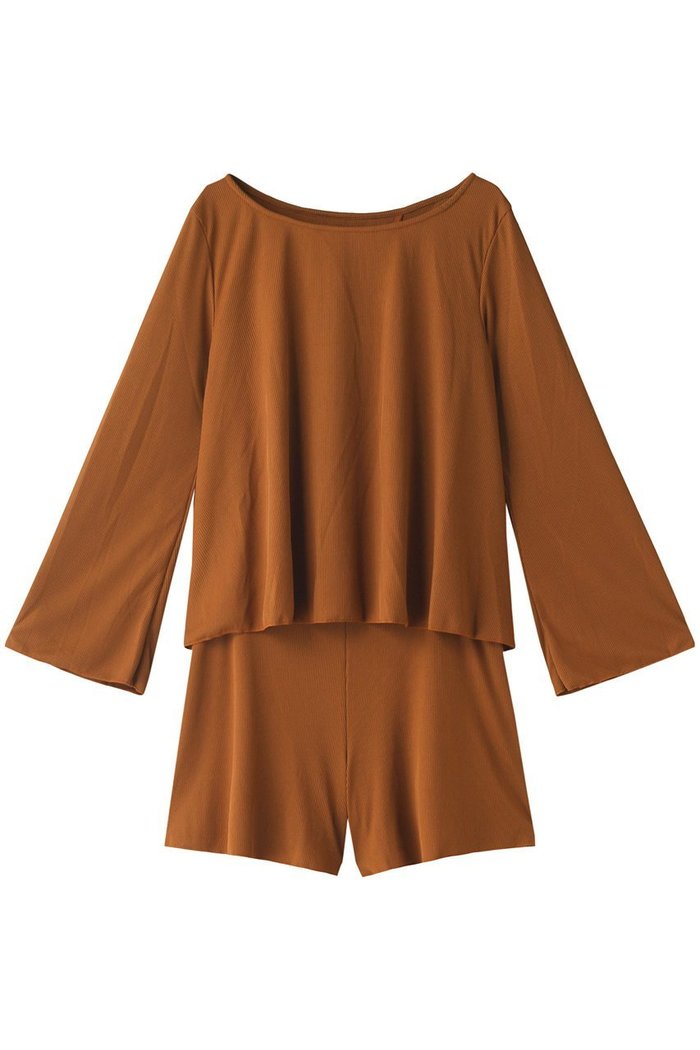 【レイール/Reir】の水陸両用トップスショートパンツセット インテリア・キッズ・メンズ・レディースファッション・服の通販 founy(ファニー) https://founy.com/ ファッション Fashion レディースファッション Fashion for Women 水着 Swimwear レディース水着・ビーチウェア Swimwear & Beachwear とろみ Fluid, Flowy Fabric なめらか Smooth, Silky Texture シンプル Simple, Minimal スポーツ Sports, Activewear スリーブ Sleeve, Long Sleeve / Short Sleeve 夏 Summer 水着 Swimsuit, Swimwear |ID: prp329100004593434 ipo3291000000034953850