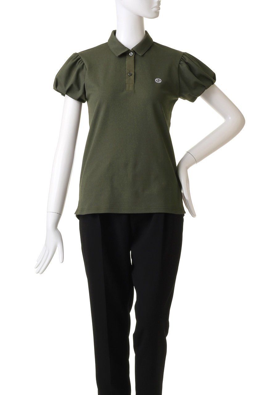 【オブシディアン/OBSIDIAN】の【ELLE SHOP限定】BALLOON SLEEVE POLO 人気、トレンドファッション・服の通販 founy(ファニー) 　ファッション　Fashion　レディースファッション　Ladies' Fashion Online　トップス・カットソー　Tops/Tshirt　スポーツウェア　Sportswear　スポーツ トップス　Sports Tops　コンパクト　Compact　スポーツ　Sports　スリーブ　Sleeve　バルーン　Balloon　ポロシャツ　Polo Shirt　other-2|ID: prp329100004593443 ipo3291000000032615446