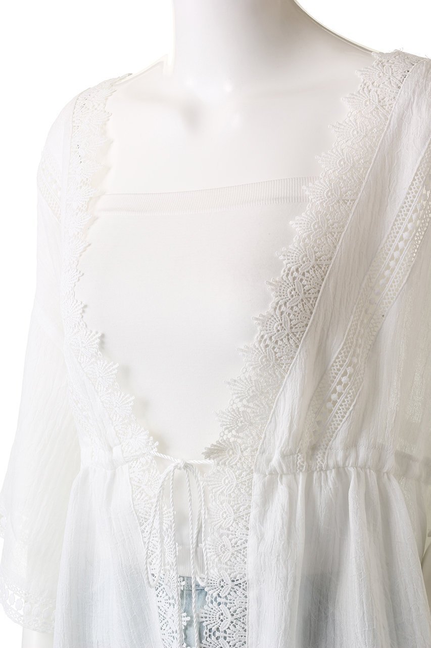 【レイール/Reir】の楊柳羽織 人気、トレンドファッション・服の通販 founy(ファニー) 　ファッション　Fashion　レディースファッション　Ladies' Fashion Online　アウター　Coat Outerwear　スポーツウェア　Sportswear　スポーツ アウター　Sports Outerwear　ショート　Short　シンプル　Simple　スポーツ　Sports　フリンジ　Fringe　フレア　Flare　リボン　Ribbon　レース　Race　水着　Swimsuit　羽織　Haori　other-5|ID: prp329100004593445 ipo3291000000032615466