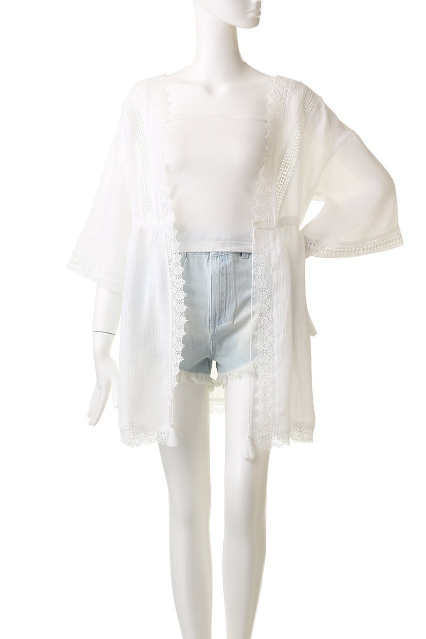 【レイール/Reir】の楊柳羽織 人気、トレンドファッション・服の通販 founy(ファニー) 　ファッション　Fashion　レディースファッション　Ladies' Fashion Online　アウター　Coat Outerwear　スポーツウェア　Sportswear　スポーツ アウター　Sports Outerwear　ショート　Short　シンプル　Simple　スポーツ　Sports　フリンジ　Fringe　フレア　Flare　リボン　Ribbon　レース　Race　水着　Swimsuit　羽織　Haori　other-7|ID: prp329100004593445 ipo3291000000032615468