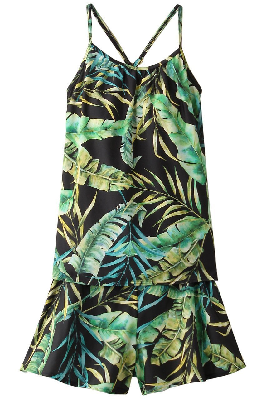 【コーラルヴェール/Coral Veil】のMix Leaf3点セット インテリア・キッズ・メンズ・レディースファッション・服の通販 founy(ファニー) 　ファッション　Fashion　レディースファッション　Ladies' Fashion Online　水着　Swimwear　水着　Swimwear　おすすめ　Recommend　スポーツ　Sports　ビーチ　Beach　フレア　Flare　ボタニカル　Botanical　ボトム　Bottom　エレガント 上品　Elegant　夏　Summer　水着　Swimsuit　ブラック|ID: prp329100004593461 ipo3291000000032615605