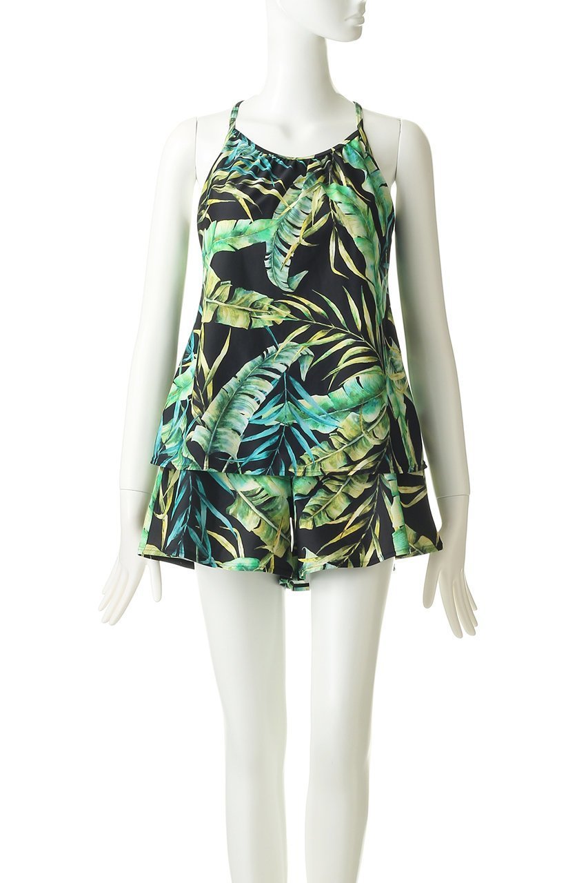 【コーラルヴェール/Coral Veil】のMix Leaf3点セット 人気、トレンドファッション・服の通販 founy(ファニー) 　ファッション　Fashion　レディースファッション　Fashion for Women　水着　Swimwear　レディース水着・ビーチウェア　Swimwear & Beachwear　おすすめ　Recommended / Our Picks　スポーツ　Sports, Activewear　ビーチ　Beach, Seaside　フレア　Flare, Flared　ボタニカル　Botanical, Floral Pattern　ボトム　Bottoms, Lower Wear　エレガント 上品　Elegant　夏　Summer　水着　Swimsuit, Swimwear　other-2|ID: prp329100004593461 ipo3291000000034953825