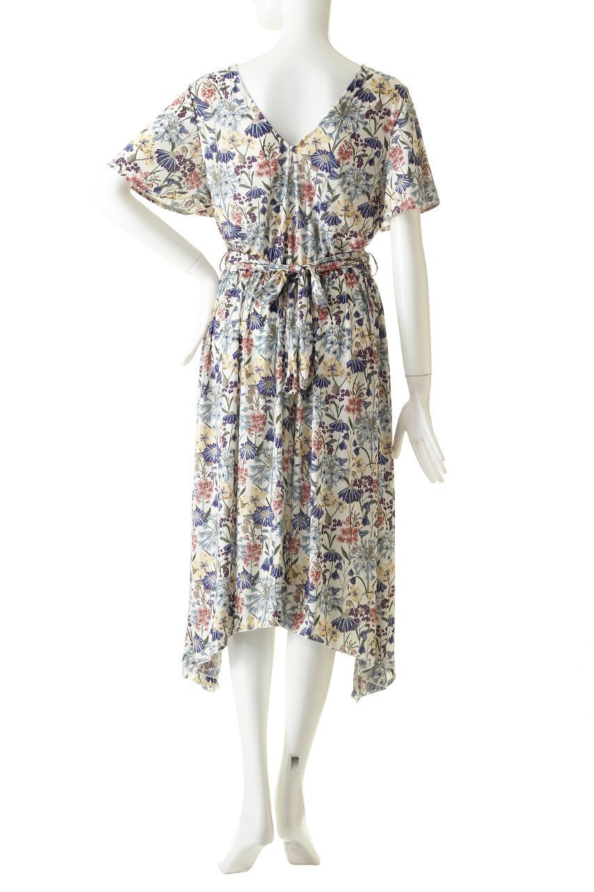【コーラルヴェール/Coral Veil】のGloucestershire Walkワンピース 人気、トレンドファッション・服の通販 founy(ファニー) 　ファッション　Fashion　レディースファッション　Ladies' Fashion Online　ワンピース　Dress　スポーツウェア　Sportswear　スポーツ ワンピース　Sports One Piece　イレギュラーヘム　Irregular Hem　スポーツ　Sports　スリーブ　Sleeve　フェミニン　Feminine　フラワー　Flower　フレア　Flare　プリント　Print　リボン　Ribbon　水着　Swimsuit　other-4|ID: prp329100004593481 ipo3291000000032615791
