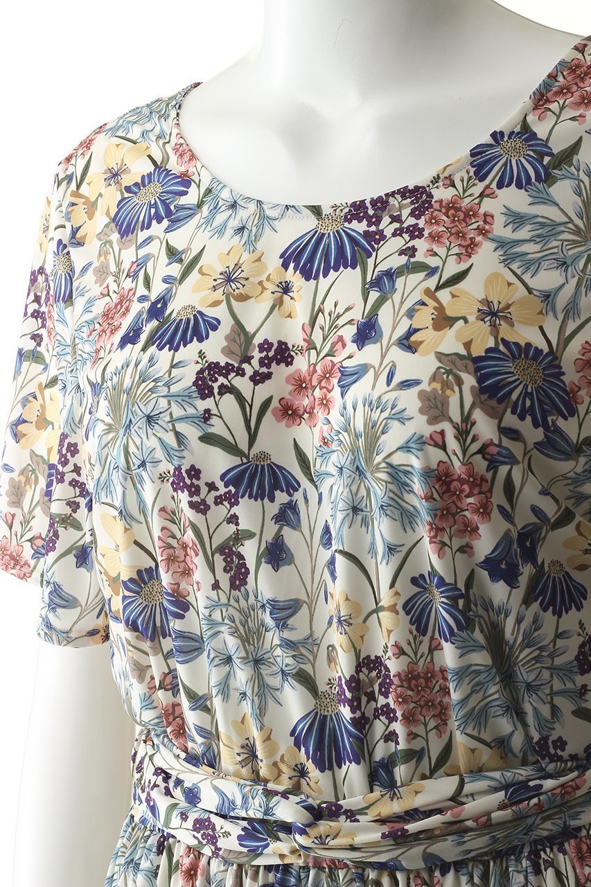 【コーラルヴェール/Coral Veil】のGloucestershire Walkワンピース 人気、トレンドファッション・服の通販 founy(ファニー) 　ファッション　Fashion　レディースファッション　Ladies' Fashion Online　ワンピース　Dress　スポーツウェア　Sportswear　スポーツ ワンピース　Sports One Piece　イレギュラーヘム　Irregular Hem　スポーツ　Sports　スリーブ　Sleeve　フェミニン　Feminine　フラワー　Flower　フレア　Flare　プリント　Print　リボン　Ribbon　水着　Swimsuit　other-5|ID: prp329100004593481 ipo3291000000032615792