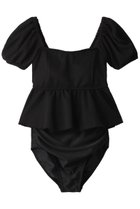 【レイール/Reir】の【San-ai Resort】パフスリーブ水着 ブラック|ID: prp329100004593488 ipo3291000000036023413