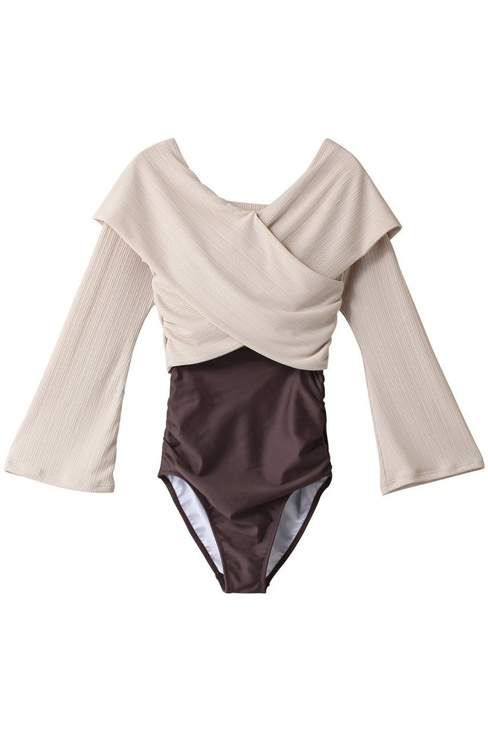 【レイール/Reir】の【San-ai Resort】Rib Knitセット インテリア・キッズ・メンズ・レディースファッション・服の通販 founy(ファニー) https://founy.com/ ファッション Fashion レディースファッション Ladies' Fashion Online 水着 Swimwear 水着 Swimwear ギャザー Gather クール Cool ショーツ Shorts ストレッチ Stretch スポーツ Sports スリーブ Sleeve 水着 Swimsuit |ID: prp329100004593495 ipo3291000000032615904