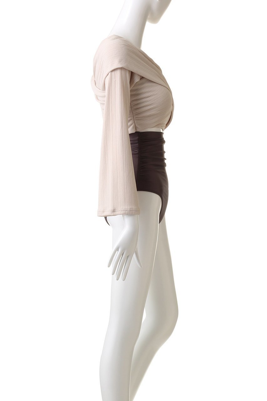 【レイール/Reir】の【San-ai Resort】Rib Knitセット 人気、トレンドファッション・服の通販 founy(ファニー) 　ファッション　Fashion　レディースファッション　Ladies' Fashion Online　水着　Swimwear　水着　Swimwear　ギャザー　Gather　クール　Cool　ショーツ　Shorts　ストレッチ　Stretch　スポーツ　Sports　スリーブ　Sleeve　水着　Swimsuit　other-3|ID: prp329100004593495 ipo3291000000032615909
