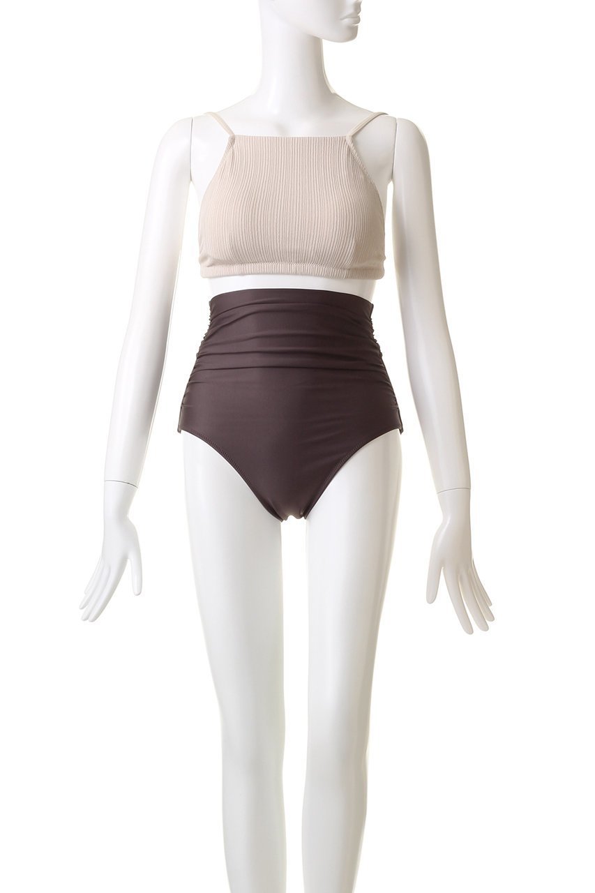 【レイール/Reir】の【San-ai Resort】Rib Knitセット 人気、トレンドファッション・服の通販 founy(ファニー) 　ファッション　Fashion　レディースファッション　Fashion for Women　水着　Swimwear　レディース水着・ビーチウェア　Swimwear & Beachwear　ギャザー　Gathered, Ruffled　クール　Cool, Chic　ショーツ　Shorts, Short Pants　ストレッチ　Stretch, Stretchy Fabric　スポーツ　Sports, Activewear　スリーブ　Sleeve, Long Sleeve / Short Sleeve　水着　Swimsuit, Swimwear　other-6|ID: prp329100004593495 ipo3291000000034953583