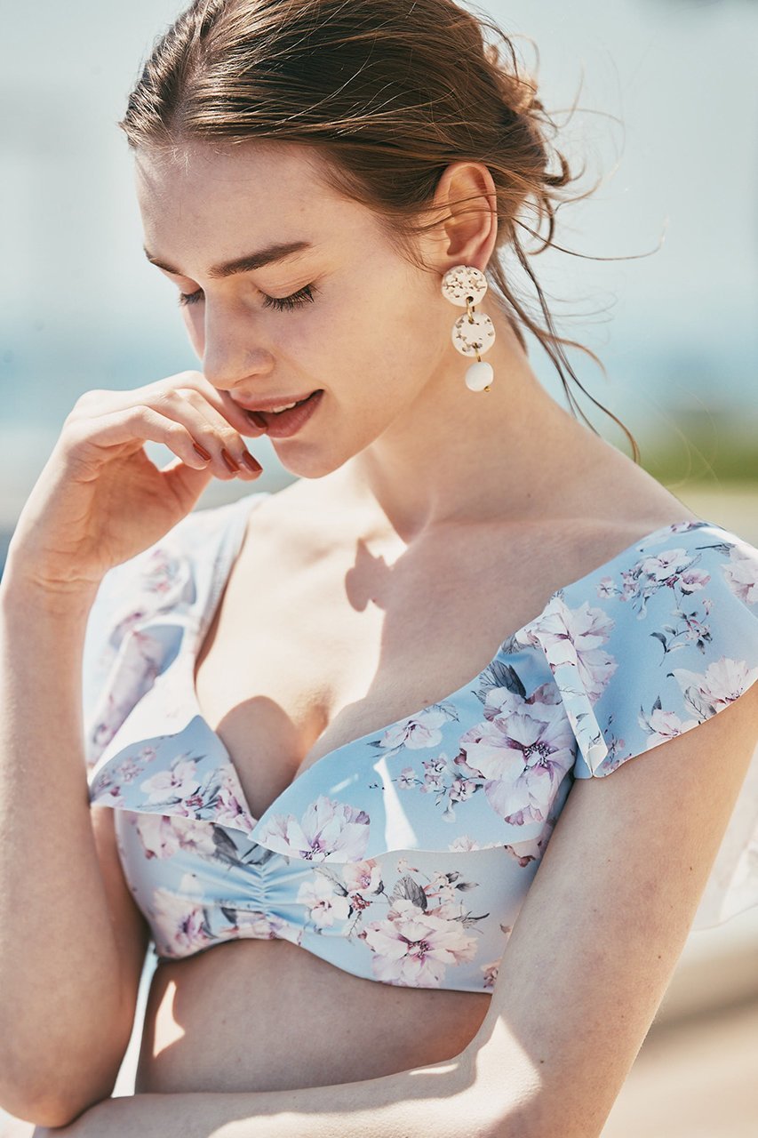 【レイール/Reir】のDegital Bloom 楽盛りフリル 人気、トレンドファッション・服の通販 founy(ファニー) 　ファッション　Fashion　レディースファッション　Ladies' Fashion Online　水着　Swimwear　水着　Swimwear　スポーツ　Sports　フィット　Fit　フラワー　Flower　フリル　Frills　ボトム　Bottom　リゾート　Resort　リボン　Ribbon　水着　Swimsuit　other-7|ID: prp329100004593496 ipo3291000000032615925