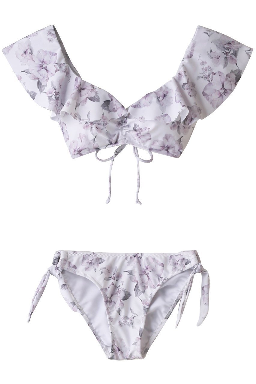 【レイール/Reir】のDegital Bloom 楽盛りフリル インテリア・キッズ・メンズ・レディースファッション・服の通販 founy(ファニー) 　ファッション　Fashion　レディースファッション　Fashion for Women　水着　Swimwear　レディース水着・ビーチウェア　Swimwear & Beachwear　スポーツ　Sports, Activewear　フィット　Fit, Slim Fit　フラワー　Flower, Floral　フリル　Frill, Ruffle　ボトム　Bottoms, Lower Wear　リゾート　Resort, Vacation Style　リボン　Ribbon, Bow　水着　Swimsuit, Swimwear　ホワイト|ID: prp329100004593496 ipo3291000000034953695