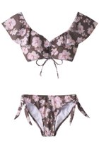 【レイール/Reir】のDegital Bloom 楽盛りフリル 人気、トレンドファッション・服の通販 founy(ファニー) ファッション Fashion レディースファッション Fashion for Women 水着 Swimwear レディース水着・ビーチウェア Swimwear & Beachwear スポーツ Sports, Activewear フィット Fit, Slim Fit フラワー Flower, Floral フリル Frill, Ruffle ボトム Bottoms, Lower Wear リゾート Resort, Vacation Style リボン Ribbon, Bow 水着 Swimsuit, Swimwear thumbnail ブラウン|ID: prp329100004593496 ipo3291000000034953696