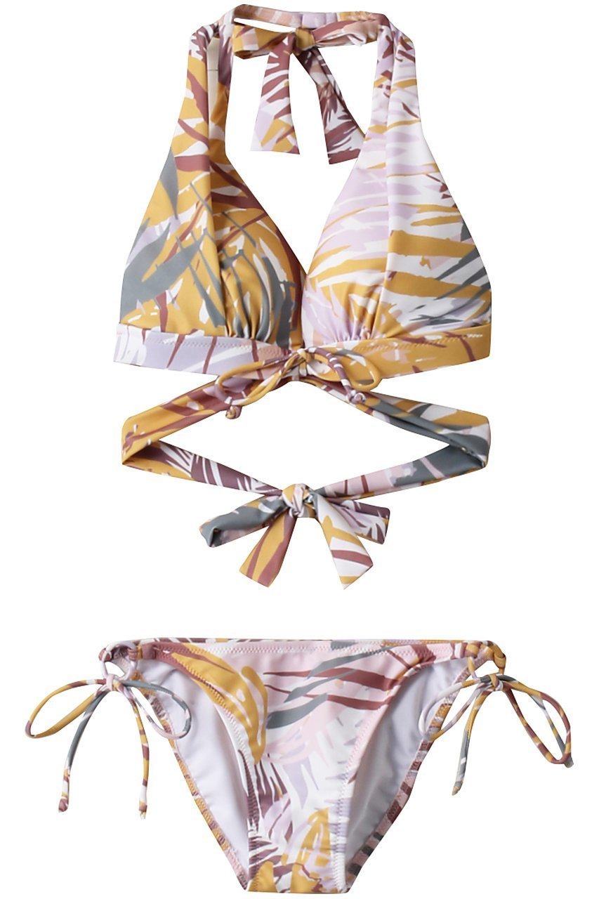 【レイール/Reir】のShadow Leafナチュラルアップブラビキニ インテリア・キッズ・メンズ・レディースファッション・服の通販 founy(ファニー) 　ファッション　Fashion　レディースファッション　Fashion for Women　水着　Swimwear　レディース水着・ビーチウェア　Swimwear & Beachwear　ショーツ　Shorts, Short Pants　スポーツ　Sports, Activewear　ビキニ　Bikini, Two-Piece Swimsuit　フェミニン　Feminine, Girly　ボトム　Bottoms, Lower Wear　リゾート　Resort, Vacation Style　リボン　Ribbon, Bow　リーフ　Leaf, Botanical Leaf　ワイヤー　Wire, Wired Bra　人気　Popular, Best Seller　夏　Summer　定番　Standard, Basic Item　水着　Swimsuit, Swimwear　イエロー|ID: prp329100004593497 ipo3291000000036023448