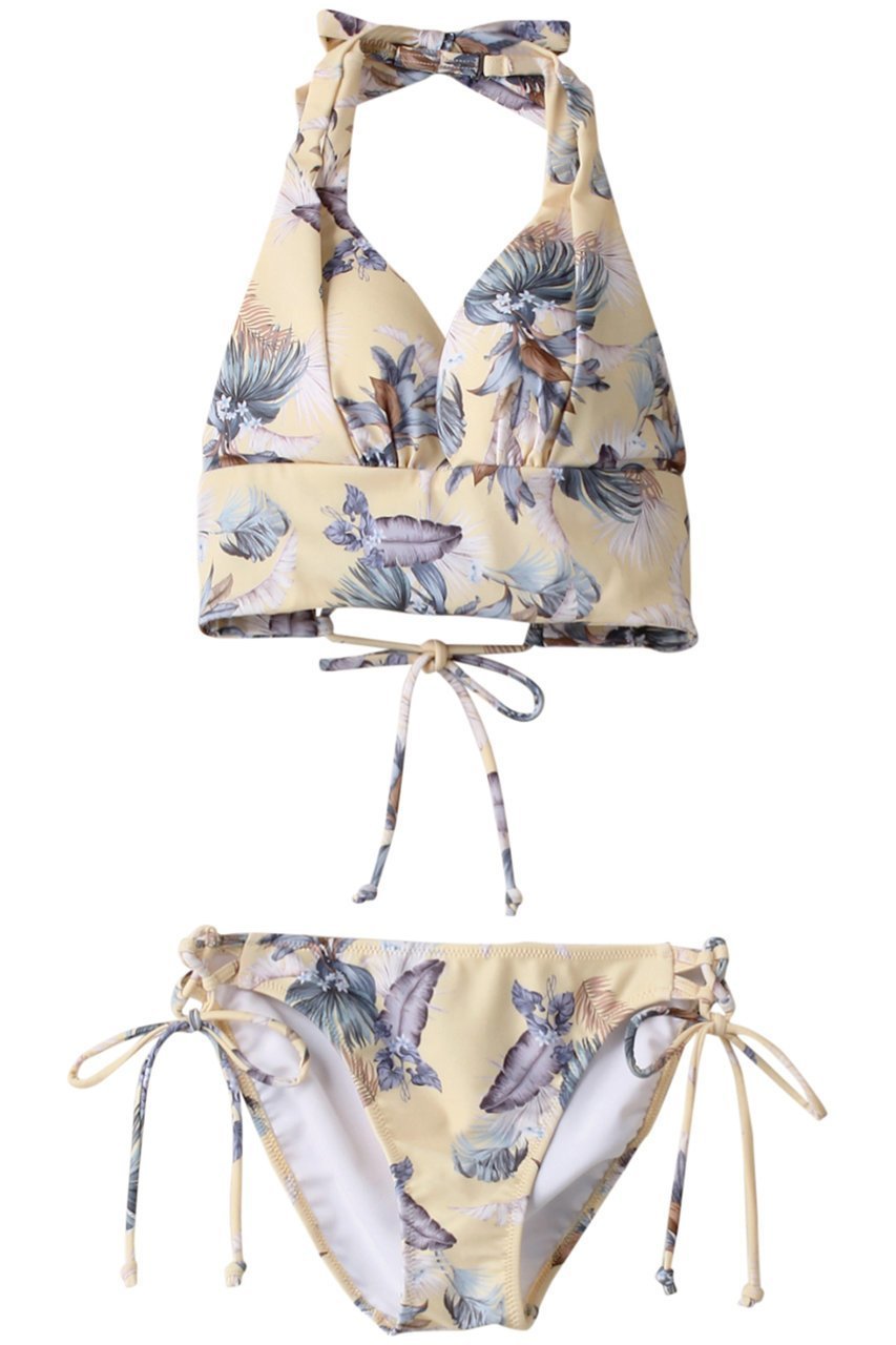 【レイール/Reir】のModern Tropicalナチュラルアップブラ インテリア・キッズ・メンズ・レディースファッション・服の通販 founy(ファニー) 　ファッション　Fashion　レディースファッション　Ladies' Fashion Online　水着　Swimwear　水着　Swimwear　スポーツ　Sports　ビーチ　Beach　プリント　Print　レース　Race　ワイヤー　Wire　水着　Swimsuit　イエロー|ID: prp329100004593500 ipo3291000000032615962