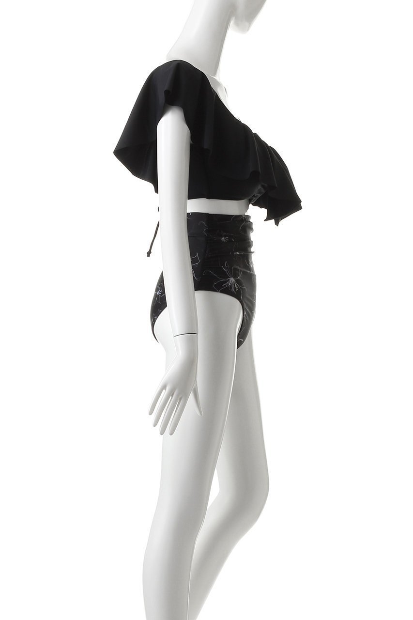 【レイール/Reir】のSolid×Pencil Flower ビキニ 人気、トレンドファッション・服の通販 founy(ファニー) 　ファッション　Fashion　レディースファッション　Fashion for Women　水着　Swimwear　レディース水着・ビーチウェア　Swimwear & Beachwear　ギャザー　Gathered, Ruffled　ショルダー　Shoulder, Shoulder Strap　ショーツ　Shorts, Short Pants　スポーツ　Sports, Activewear　ビキニ　Bikini, Two-Piece Swimsuit　フラワー　Flower, Floral　フリル　Frill, Ruffle　水着　Swimsuit, Swimwear　other-3|ID: prp329100004593501 ipo3291000000035690174