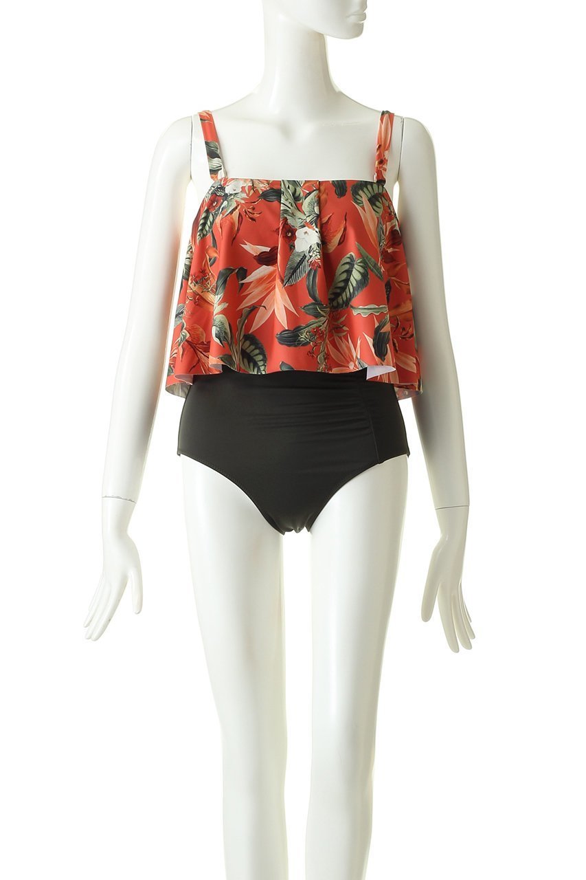 【レイール/Reir】の【Coral veil】Lily Gardenワンピース見えハイウエストビキニ 人気、トレンドファッション・服の通販 founy(ファニー) 　ファッション　Fashion　レディースファッション　Fashion for Women　水着　Swimwear　レディース水着・ビーチウェア　Swimwear & Beachwear　エレガント 上品　Elegant　スポーツ　Sports, Activewear　ビキニ　Bikini, Two-Piece Swimsuit　ボトム　Bottoms, Lower Wear　ラップ　Wrap, Wrap Design　水着　Swimsuit, Swimwear　other-2|ID: prp329100004593516 ipo3291000000034953719