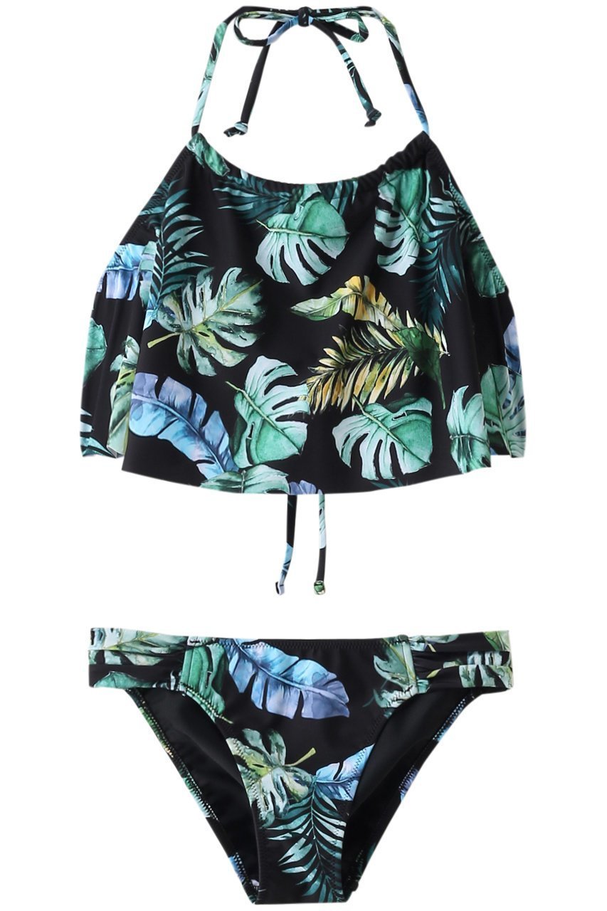 【レイール/Reir】のWater Leafハイネックフレアビキニ 人気、トレンドファッション・服の通販 founy(ファニー) 　ファッション　Fashion　レディースファッション　Ladies' Fashion Online　水着　Swimwear　水着　Swimwear　サマー　Summer　スポーツ　Sports　ハイネック　High Neck　ビキニ　Bikini　フレア　Flare　リゾート　Resort　リーフ　Leaf　ワイヤー　Wire　夏　Summer　水着　Swimsuit　 other-1|ID: prp329100004593517 ipo3291000000032616101