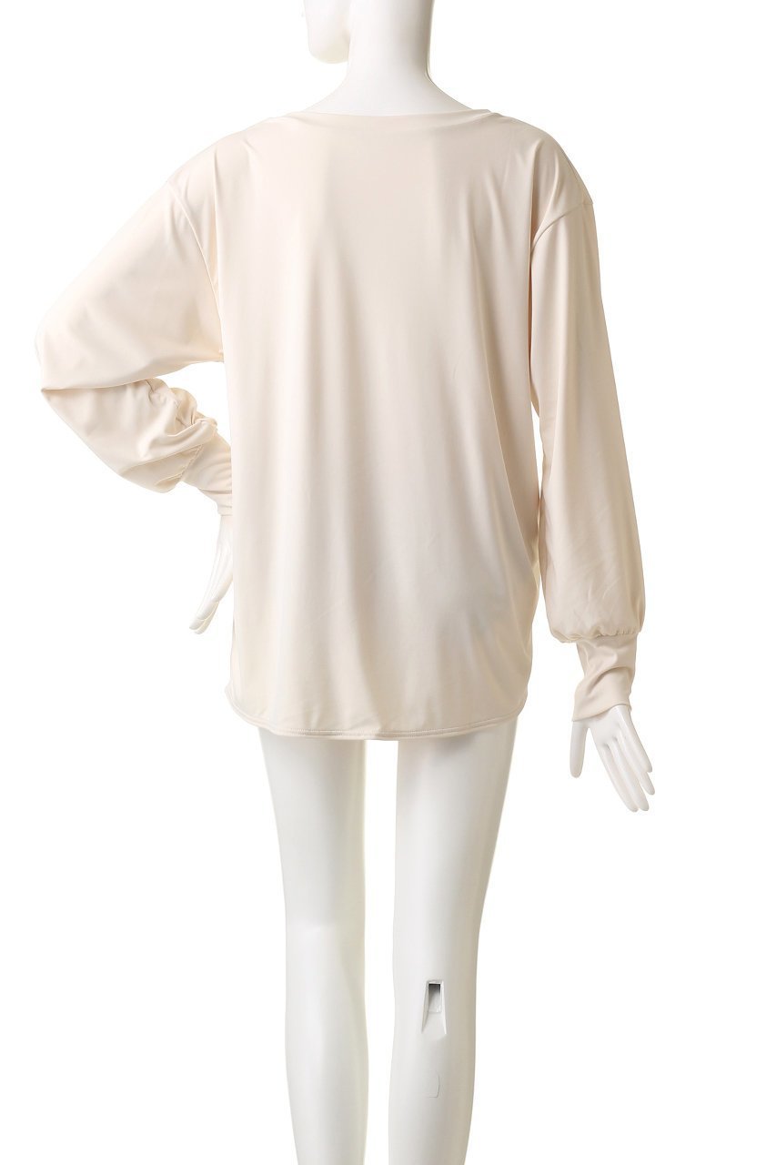 【レイール/Reir】のストレッチスムーストップス 人気、トレンドファッション・服の通販 founy(ファニー) 　ファッション　Fashion　レディースファッション　Ladies' Fashion Online　トップス・カットソー　Tops/Tshirt　スポーツウェア　Sportswear　スポーツ トップス　Sports Tops　なめらか　Smooth　アシンメトリー　Asymmetry　カフス　Cuffs　ギャザー　Gather　ストレッチ　Stretch　スポーツ　Sports　スリット　Slit　スリーブ　Sleeve　ツイスト　Twist　ビーチ　Beach　フィット　Fit　リラックス　Relax　other-4|ID: prp329100004593518 ipo3291000000032616114