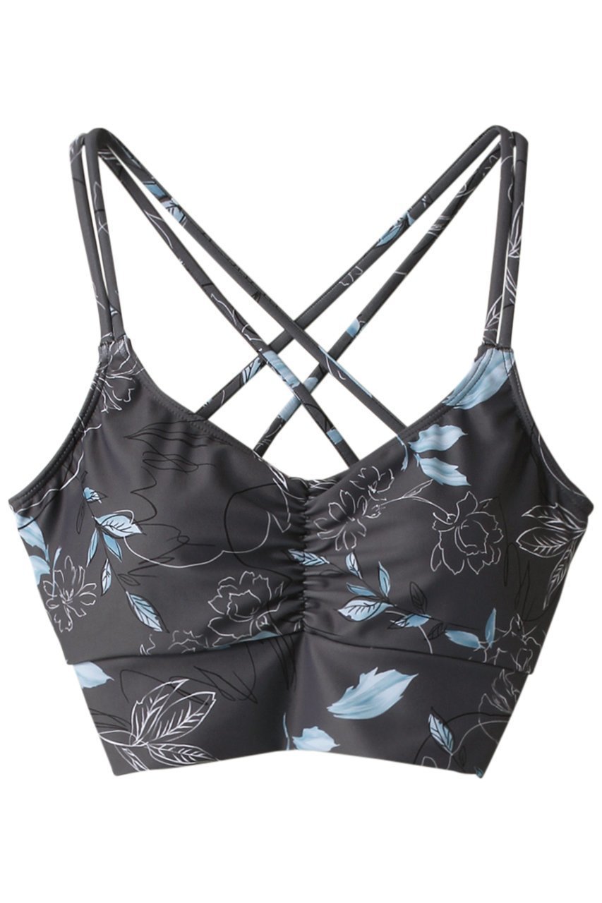 【レイール/Reir】の【Reir Beach】ブラトップ インテリア・キッズ・メンズ・レディースファッション・服の通販 founy(ファニー) 　ファッション　Fashion　レディースファッション　Ladies' Fashion Online　水着　Swimwear　水着　Swimwear　おすすめ　Recommend　ギャザー　Gather　スポーツ　Sports　セットアップ　Set Up　プリント　Print　メッシュ　Mesh　ラップ　Wrap　レギンス　Leggings　水着　Swimsuit　グレー|ID: prp329100004593524 ipo3291000000032616160