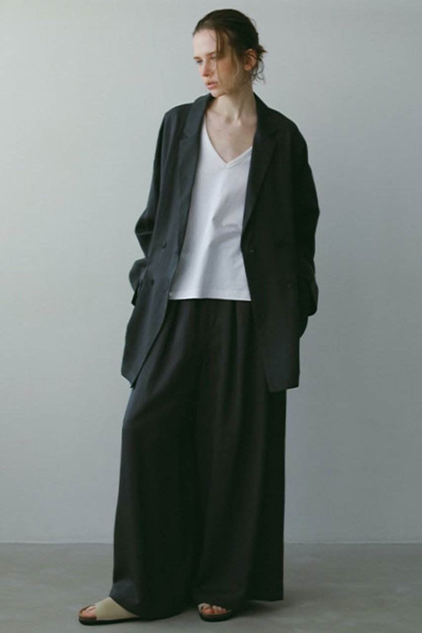 【エトレトウキョウ/ETRE TOKYO】のリラクシータックワイドパンツ 人気、トレンドファッション・服の通販 founy(ファニー) 　ファッション　Fashion　レディースファッション　Fashion for Women　パンツ　Pants & Trousers　なめらか　Smooth, Silky Texture　ストレート　Straight, Straight Cut　セットアップ　Set-Up, Coordinated Outfit　ボトム　Bottoms, Lower Wear　リラックス　Relax, Relaxed Fit　other-3|ID: prp329100004594074 ipo3291000000035341876