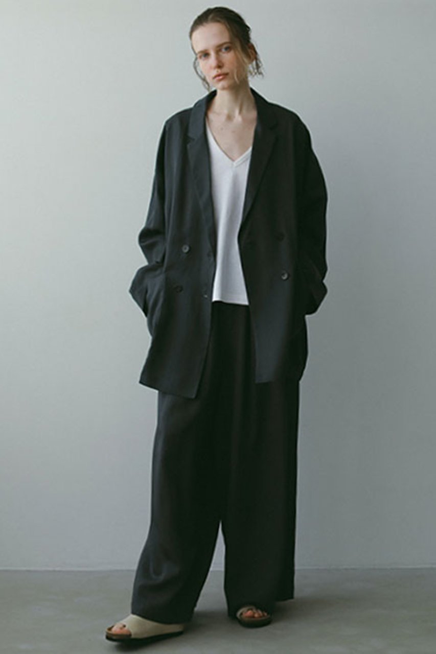 【エトレトウキョウ/ETRE TOKYO】のリラクシータックワイドパンツ 大人の最旬トレンドファッション＆コーディネート founy(ファウニー) 　ファッション　Fashion　レディースファッション　Fashion for Women　パンツ　Pants & Trousers　なめらか　Smooth, Silky Texture　ストレート　Straight, Straight Cut　セットアップ　Set-Up, Coordinated Outfit　ボトム　Bottoms, Lower Wear　リラックス　Relax, Relaxed Fit　other-2|ID: prp329100004594074 ipo3291000000036866929