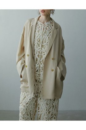 【エトレトウキョウ/ETRE TOKYO】 ダブルブレストエアリージャケット人気、トレンドファッション・服の通販 founy(ファニー) ファッション Fashion レディースファッション Ladies' Fashion Online アウター Coat Outerwear ジャケット Jackets なめらか Smooth カーディガン Cardigan ジャケット Jacket セットアップ Set Up ボックス Box NEW・新作・新着・新入荷 New Arrivals |ID:prp329100004594075