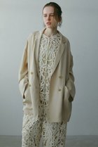 【エトレトウキョウ/ETRE TOKYO】のダブルブレストエアリージャケット ベージュ|ID: prp329100004594075 ipo3291000000032629175