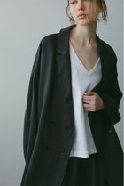 【エトレトウキョウ/ETRE TOKYO】のダブルブレストエアリージャケット チャコールグレー|ID: prp329100004594075 ipo3291000000032629176