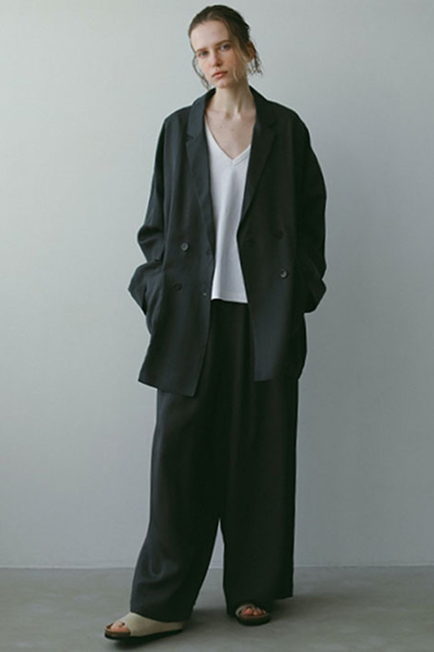 【エトレトウキョウ/ETRE TOKYO】のダブルブレストエアリージャケット 人気、トレンドファッション・服の通販 founy(ファニー) 　ファッション　Fashion　レディースファッション　Ladies' Fashion Online　アウター　Coat Outerwear　ジャケット　Jackets　なめらか　Smooth　カーディガン　Cardigan　ジャケット　Jacket　セットアップ　Set Up　ボックス　Box　NEW・新作・新着・新入荷　New Arrivals　other-3|ID: prp329100004594075 ipo3291000000032629178