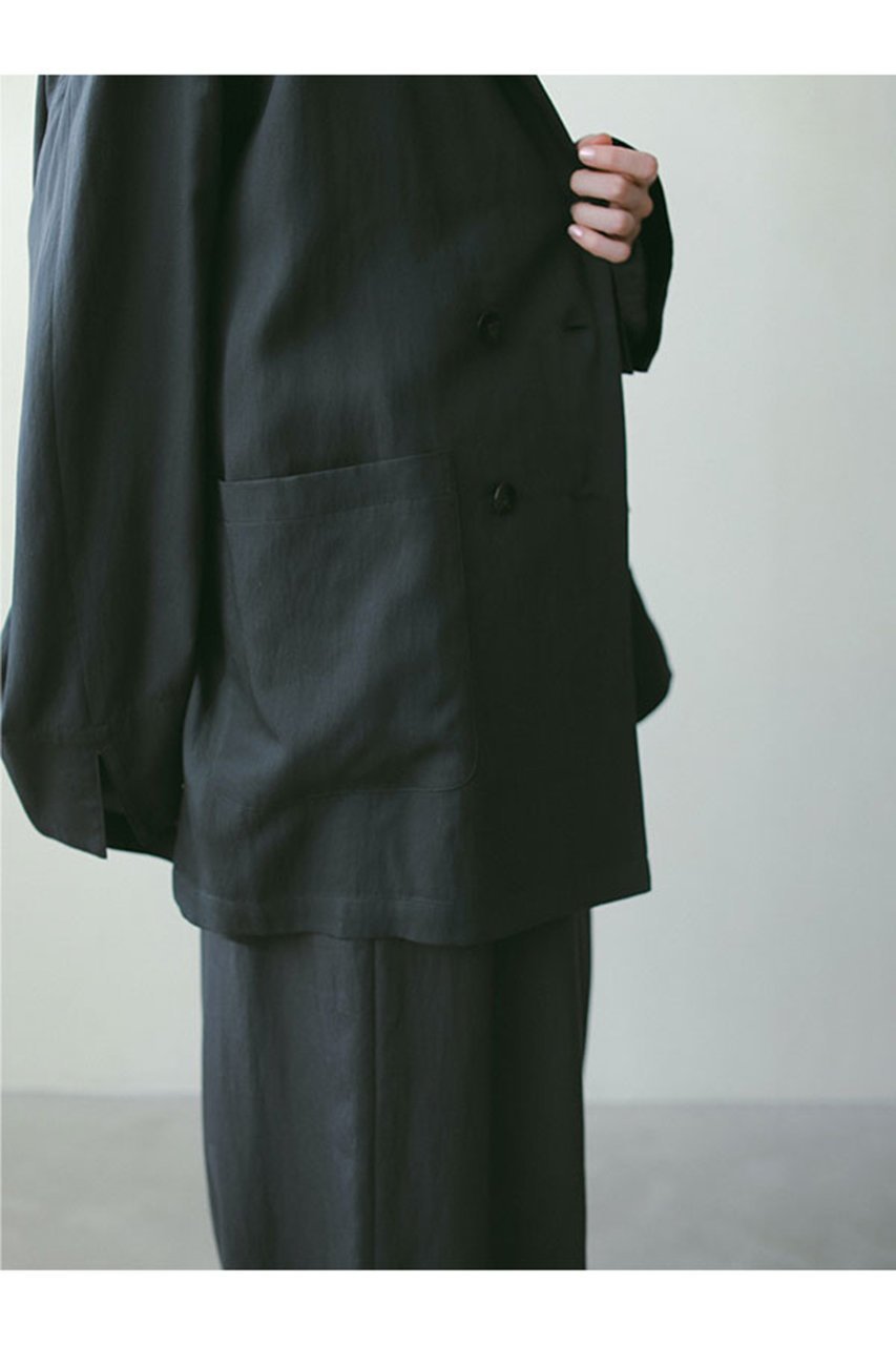 【エトレトウキョウ/ETRE TOKYO】のダブルブレストエアリージャケット 人気、トレンドファッション・服の通販 founy(ファニー) 　ファッション　Fashion　レディースファッション　Ladies' Fashion Online　アウター　Coat Outerwear　ジャケット　Jackets　なめらか　Smooth　カーディガン　Cardigan　ジャケット　Jacket　セットアップ　Set Up　ボックス　Box　NEW・新作・新着・新入荷　New Arrivals　other-5|ID: prp329100004594075 ipo3291000000032629180