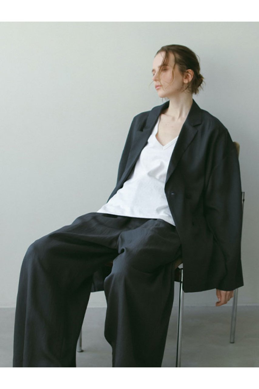 【エトレトウキョウ/ETRE TOKYO】のダブルブレストエアリージャケット 人気、トレンドファッション・服の通販 founy(ファニー) 　ファッション　Fashion　レディースファッション　Ladies' Fashion Online　アウター　Coat Outerwear　ジャケット　Jackets　なめらか　Smooth　カーディガン　Cardigan　ジャケット　Jacket　セットアップ　Set Up　ボックス　Box　NEW・新作・新着・新入荷　New Arrivals　other-7|ID: prp329100004594075 ipo3291000000032629182