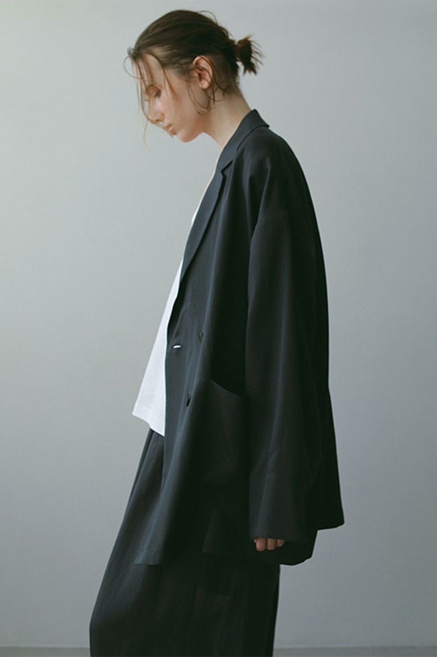 【エトレトウキョウ/ETRE TOKYO】のダブルブレストエアリージャケット 人気、トレンドファッション・服の通販 founy(ファニー) 　ファッション　Fashion　レディースファッション　Ladies' Fashion Online　アウター　Coat Outerwear　ジャケット　Jackets　なめらか　Smooth　カーディガン　Cardigan　ジャケット　Jacket　セットアップ　Set Up　ボックス　Box　NEW・新作・新着・新入荷　New Arrivals　other-8|ID: prp329100004594075 ipo3291000000032629183