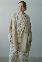 【エトレトウキョウ/ETRE TOKYO】のダブルブレストエアリージャケット 人気、トレンドファッション・服の通販 founy(ファニー) ファッション Fashion レディースファッション Fashion for Women アウター Coat / Outerwear Collection レディースジャケット・軽アウター Jackets なめらか Smooth, Silky Texture カーディガン Cardigan, Knitwear ジャケット Jacket, Outerwear セットアップ Set-Up, Coordinated Outfit ボックス Boxy, Box Shape |ID:prp329100004594075