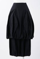 【エンフォルド/ENFOLD】のストライプバルーンキュロットスカート 人気、トレンドファッション・服の通販 founy(ファニー) ファッション Fashion レディースファッション Ladies' Fashion Online スカート Skirt キュロットスカート Culotte Skirt ロングスカート Long Skirt ストレッチ Stretch バルーン Balloon リゾート Resort リネン Linen ロング Long 夏 Summer |ID:prp329100004594081