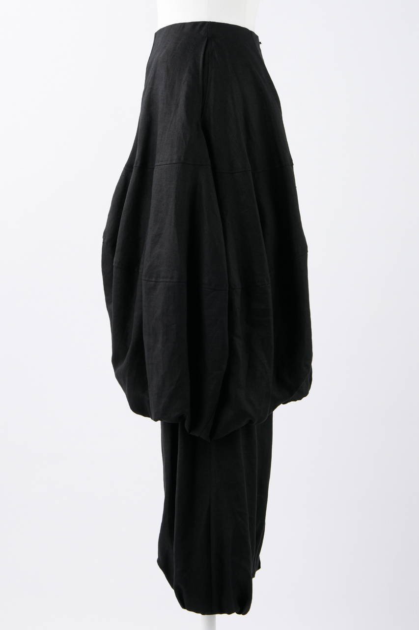 【エンフォルド/ENFOLD】のレイヤーバルーンキュロットスカート 人気、トレンドファッション・服の通販 founy(ファニー) 　ファッション　Fashion　レディースファッション　Ladies' Fashion Online　スカート　Skirt　キュロットスカート　Culotte Skirt　ロングスカート　Long Skirt　バルーン　Balloon　リゾート　Resort　リネン　Linen　ロング　Long　other-2|ID: prp329100004594082 ipo3291000000032629230
