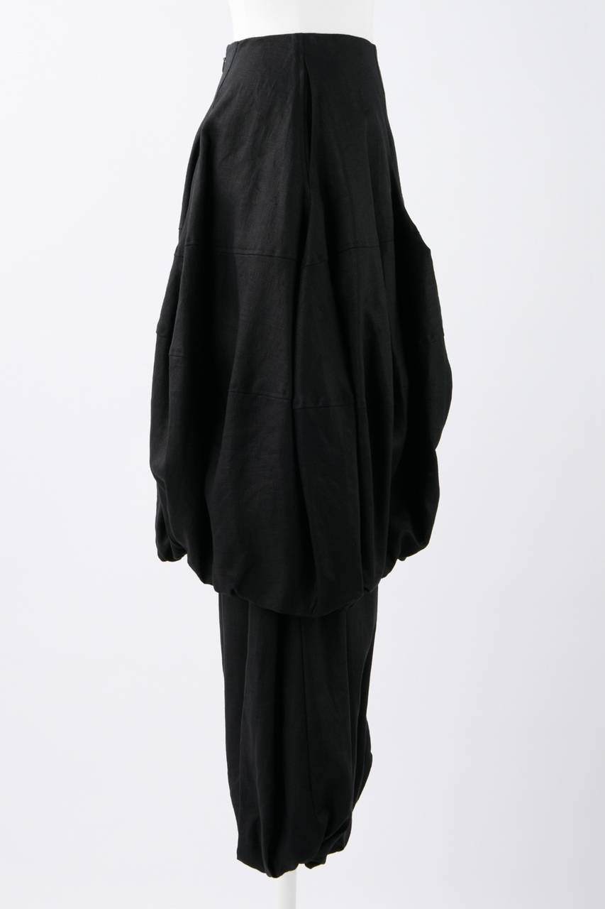 【エンフォルド/ENFOLD】のレイヤーバルーンキュロットスカート 人気、トレンドファッション・服の通販 founy(ファニー) 　ファッション　Fashion　レディースファッション　Ladies' Fashion Online　スカート　Skirt　キュロットスカート　Culotte Skirt　ロングスカート　Long Skirt　バルーン　Balloon　リゾート　Resort　リネン　Linen　ロング　Long　other-4|ID: prp329100004594082 ipo3291000000032629232