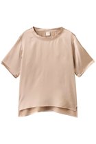【フートーキョー/Foo Tokyo】のSilk Satin Pullover 人気、トレンドファッション・服の通販 founy(ファニー) ファッション Fashion レディースファッション Ladies' Fashion Online トップス・カットソー Tops/Tshirt シャツ/ブラウス Shirts/Blouses プルオーバー Pullover サテン Satin ショート Short シルク Silk シンプル Simple スリーブ Sleeve リラックス Relax NEW・新作・新着・新入荷 New Arrivals thumbnail ピンクベージュ|ID: prp329100004594146 ipo3291000000032630413