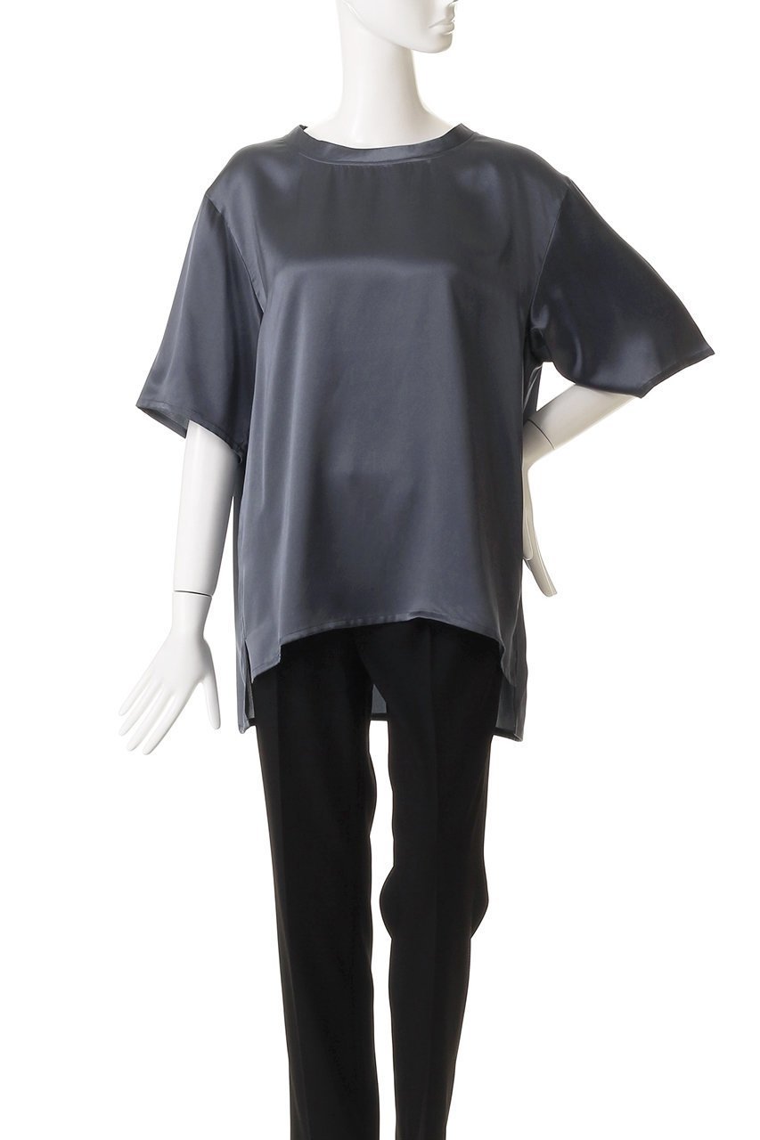 【フートーキョー/Foo Tokyo】の【UNISEX】Silk Satin Pullover 人気、トレンドファッション・服の通販 founy(ファニー) 　ファッション　Fashion　レディースファッション　Fashion for Women　トップス・カットソー　Cut & Sew Tops　シャツ・ブラウス・オフィスカジュアル　Elegant Blouses & Button-Ups　カジュアルプルオーバー・ニットトップス　Pullovers & Knit Tops / Casual Pullovers　ユニセックス　Unisex, Genderless　サテン　Satin, Glossy Fabric　ショート　Short, Short Length　シルク　Silk, 100% Silk　シンプル　Simple, Minimal　スリーブ　Sleeve, Long Sleeve / Short Sleeve　リラックス　Relax, Relaxed Fit　other-2|ID: prp329100004594146 ipo3291000000036392672