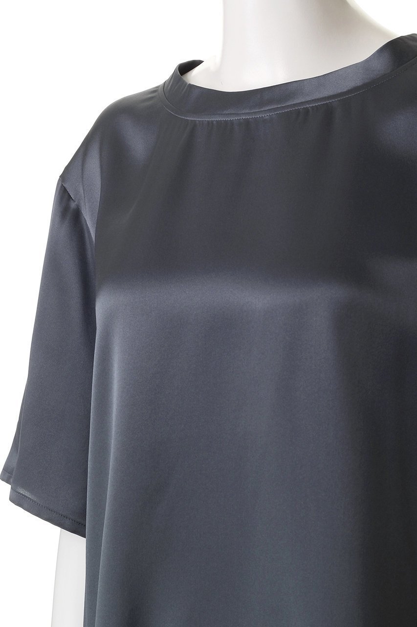 【フートーキョー/Foo Tokyo】の【UNISEX】Silk Satin Pullover 人気、トレンドファッション・服の通販 founy(ファニー) 　ファッション　Fashion　レディースファッション　Fashion for Women　トップス・カットソー　Cut & Sew Tops　シャツ・ブラウス・オフィスカジュアル　Elegant Blouses & Button-Ups　カジュアルプルオーバー・ニットトップス　Pullovers & Knit Tops / Casual Pullovers　ユニセックス　Unisex, Genderless　サテン　Satin, Glossy Fabric　ショート　Short, Short Length　シルク　Silk, 100% Silk　シンプル　Simple, Minimal　スリーブ　Sleeve, Long Sleeve / Short Sleeve　リラックス　Relax, Relaxed Fit　other-5|ID: prp329100004594146 ipo3291000000036392677
