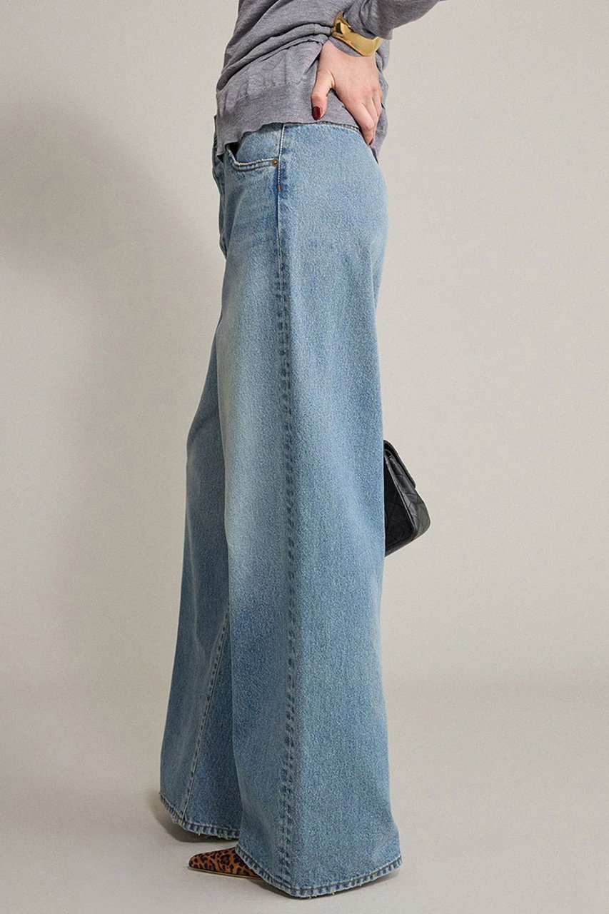 【ブリル/BRILL】のセミワイドデニム 人気、トレンドファッション・服の通販 founy(ファニー) 　ファッション　Fashion　レディースファッション　Ladies' Fashion Online　パンツ　Pants　デニムパンツ　Denim Pants　デニム　Denim　ポケット　Pocket　モチーフ　Motif　ワイド　Wide　定番　Standard　NEW・新作・新着・新入荷　New Arrivals　other-2|ID: prp329100004594166 ipo3291000000032630621