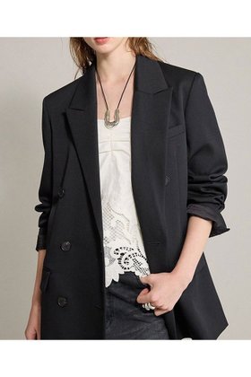 【ブリル/BRILL】のダブルブレストジャケット 人気、トレンドファッション・服の通販 founy(ファニー) ファッション Fashion レディースファッション Ladies' Fashion Online アウター Coat Outerwear ジャケット Jackets ジャケット Jacket NEW・新作・新着・新入荷 New Arrivals |ID:prp329100004594168