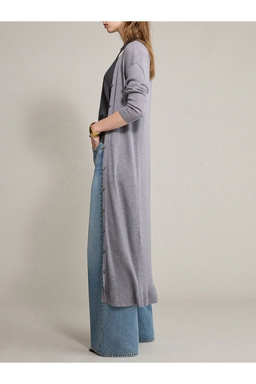 【ブリル/BRILL】の18Gロングカーディガン 人気、トレンドファッション・服の通販 founy(ファニー) 　ファッション　Fashion　レディースファッション　Ladies' Fashion Online　トップス・カットソー　Tops/Tshirt　ニット　Knit Tops　カーディガン　Cardigans　おすすめ　Recommend　カーディガン　Cardigan　シアー　Sheer　ツイスト　Twist　ドレープ　Drape　ロング　Long　ワイドリブ　Wide Rib　エレガント 上品　Elegant　NEW・新作・新着・新入荷　New Arrivals　other-3|ID: prp329100004594169 ipo3291000000032630672
