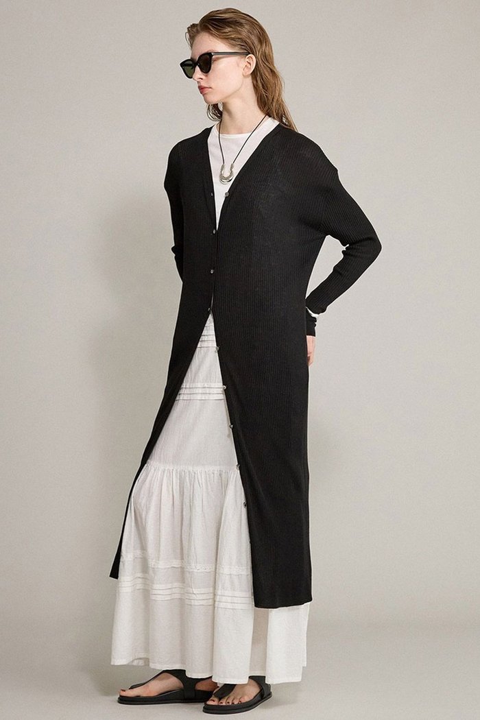 【ブリル/BRILL】の18Gロングカーディガン インテリア・キッズ・メンズ・レディースファッション・服の通販 founy(ファニー) https://founy.com/ ファッション Fashion レディースファッション Fashion for Women トップス・カットソー Cut & Sew Tops ニット Knit Tops & Sweaters カーディガン・羽織り Layered Style Cardigans おすすめ Recommended / Our Picks カーディガン Cardigan, Knitwear シアー Sheer, See-Through ツイスト Tweed, Tweed Fabric ドレープ Drape, Draping Fabric ロング Long, Long-Length ワイドリブ Wide Rib, Wide Ribbed Knit エレガント 上品 Elegant |ID: prp329100004594169 ipo3291000000035342047